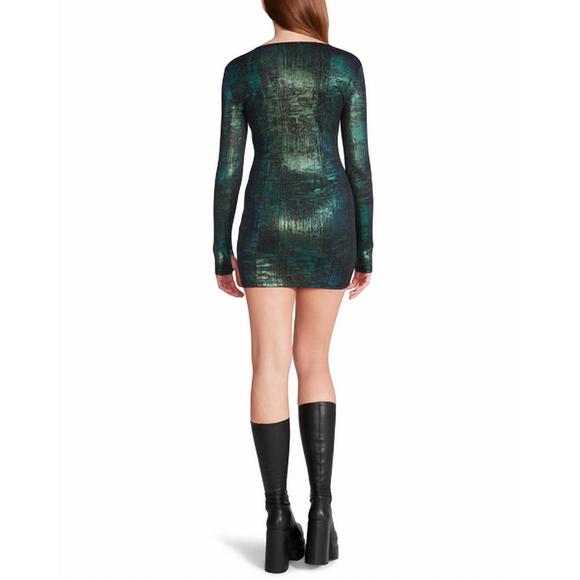 NEW STEVE MADDEN shae dress in teal - Picture 3 of 3